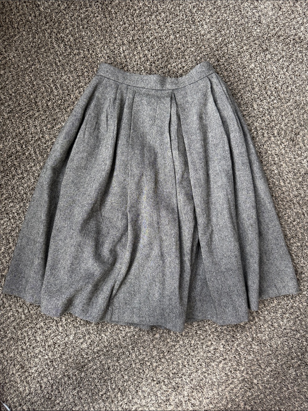 Banana Republic Tall Wool Tweed Midi Skirt - Picture 2 of 6